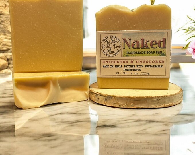 Naked Unscented and Uncolored Soap Bar