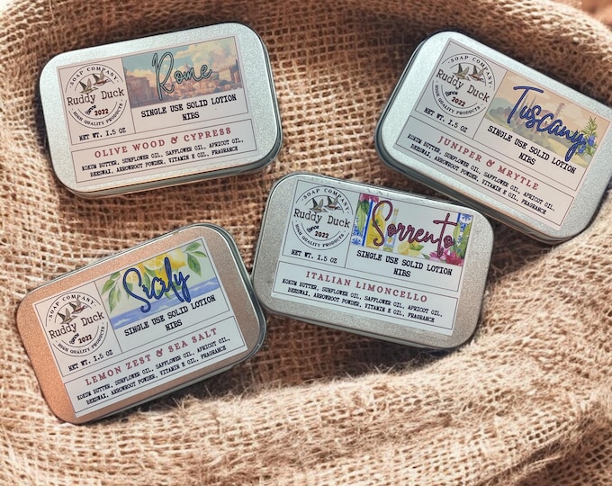 A Journey Through Italy Collection Solid Lotion Nibs