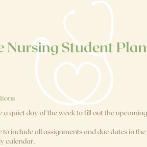 The Nursing Student Planner - February