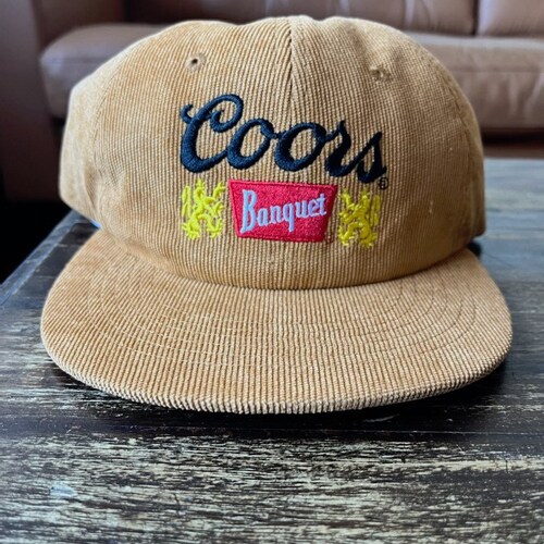 Coors Banquet Patch on Beige Rope Hat With Snapback Etsy