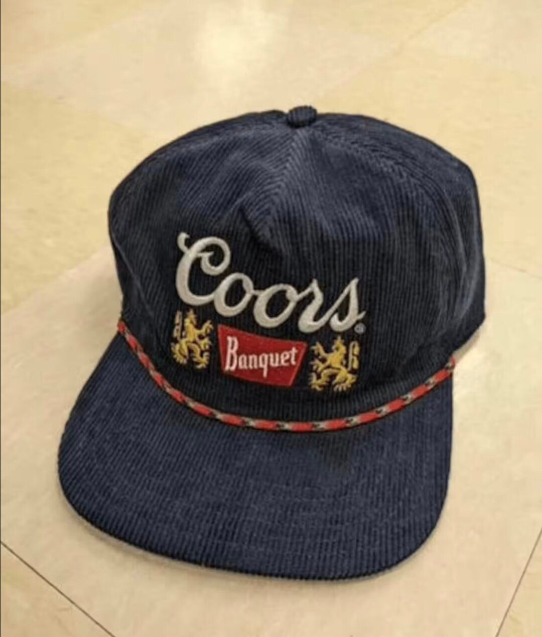 Coors Banquet Rope Style Snap Back Hat Etsy