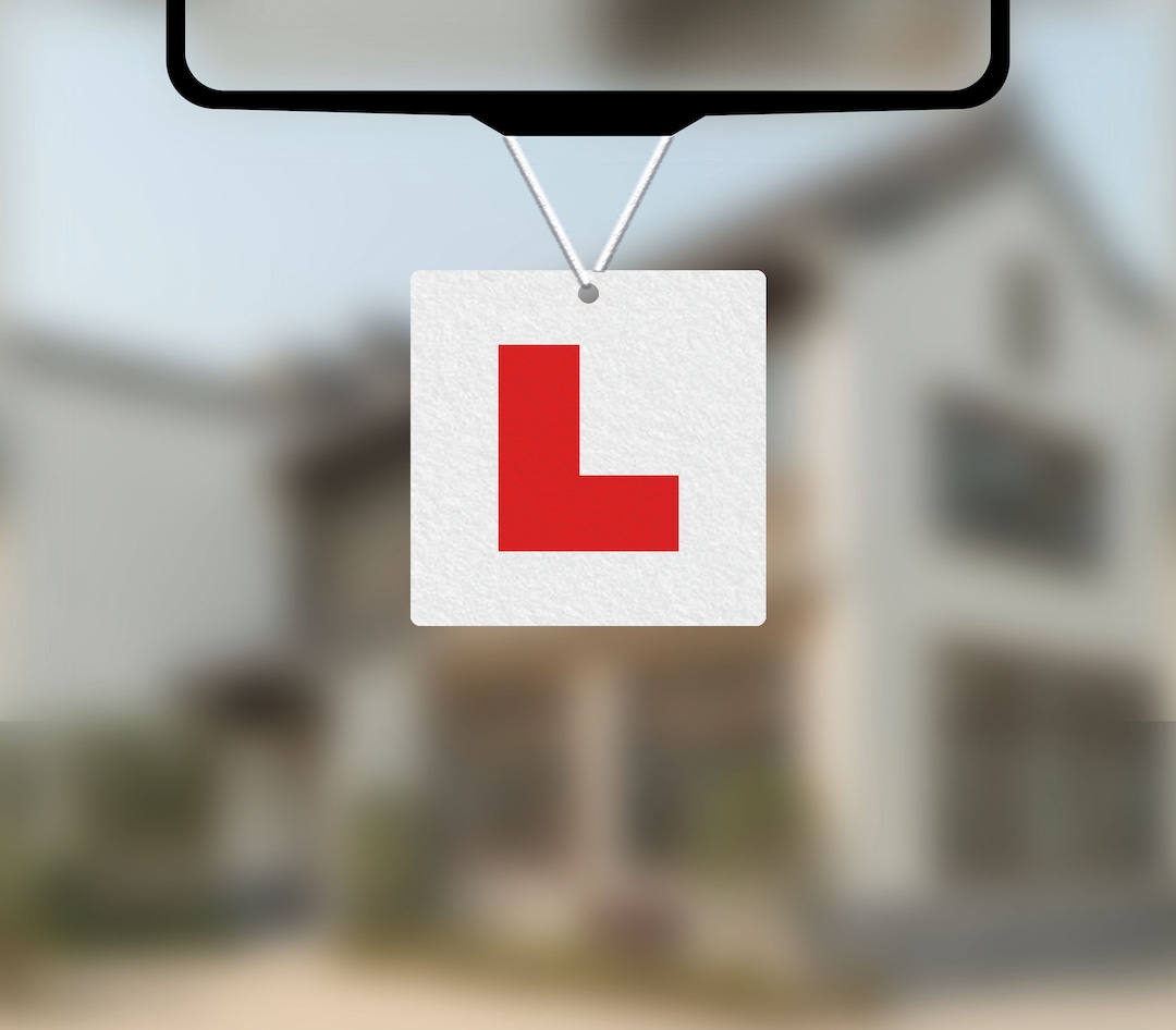 New Learner L Plate Car Air Freshener. New Car Gift for That Etsy UK