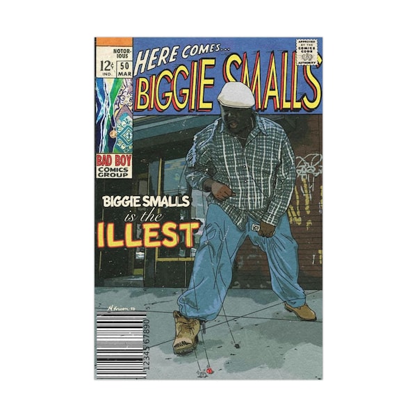 B.I.G. Biggie Smalls Mattes Poster