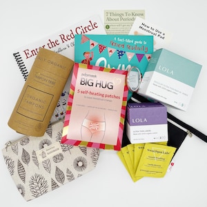 First Period Kit: Menarche Deluxe | Period Kit for Girls | First Period Gift | Period Gift for Tween or Teen | Period Talk | Menstruation