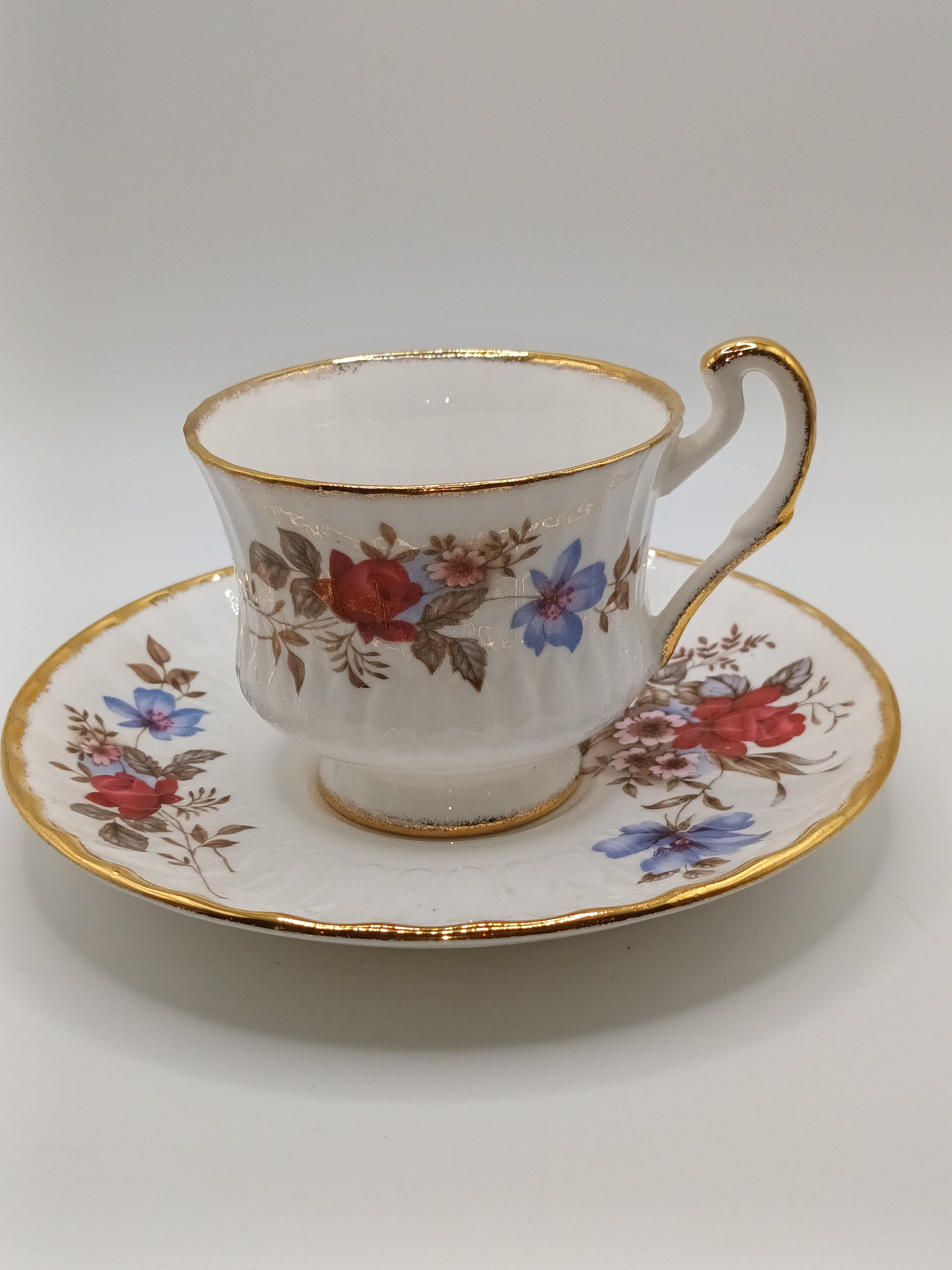 Lovely Vintage Priory Dale Derbyshire Bone China Tea Cup and