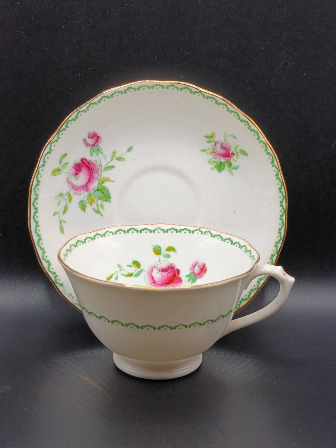 Beautiful Rare Vintage Chelson English Fine China Cup and Saucer Tea ...