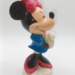 Rare Hard To Find Vintage Royal Doulton Minnie Mouse Disney&#39;s 70th Anniversary Edition Figurine in fabulous condition