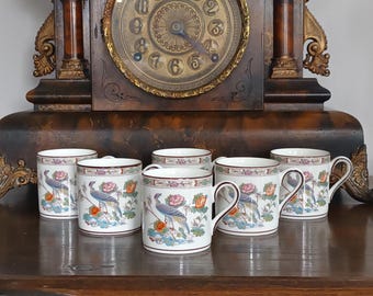 Wedgwood Kutani Crane, Fine Bone China, Barlaston England. Pattern