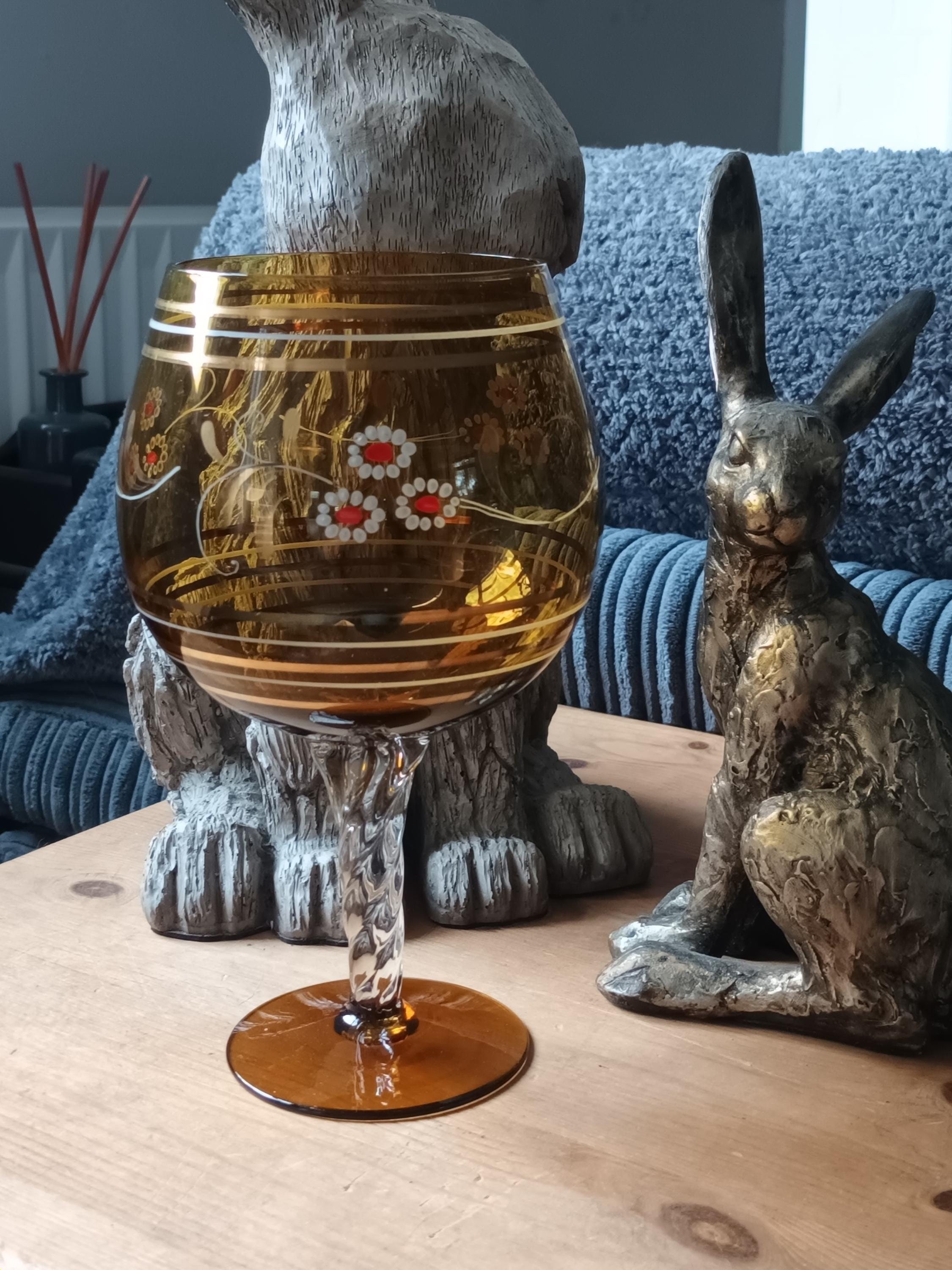 Beautiful Unique Vintage Italian Very Large Hand Painted