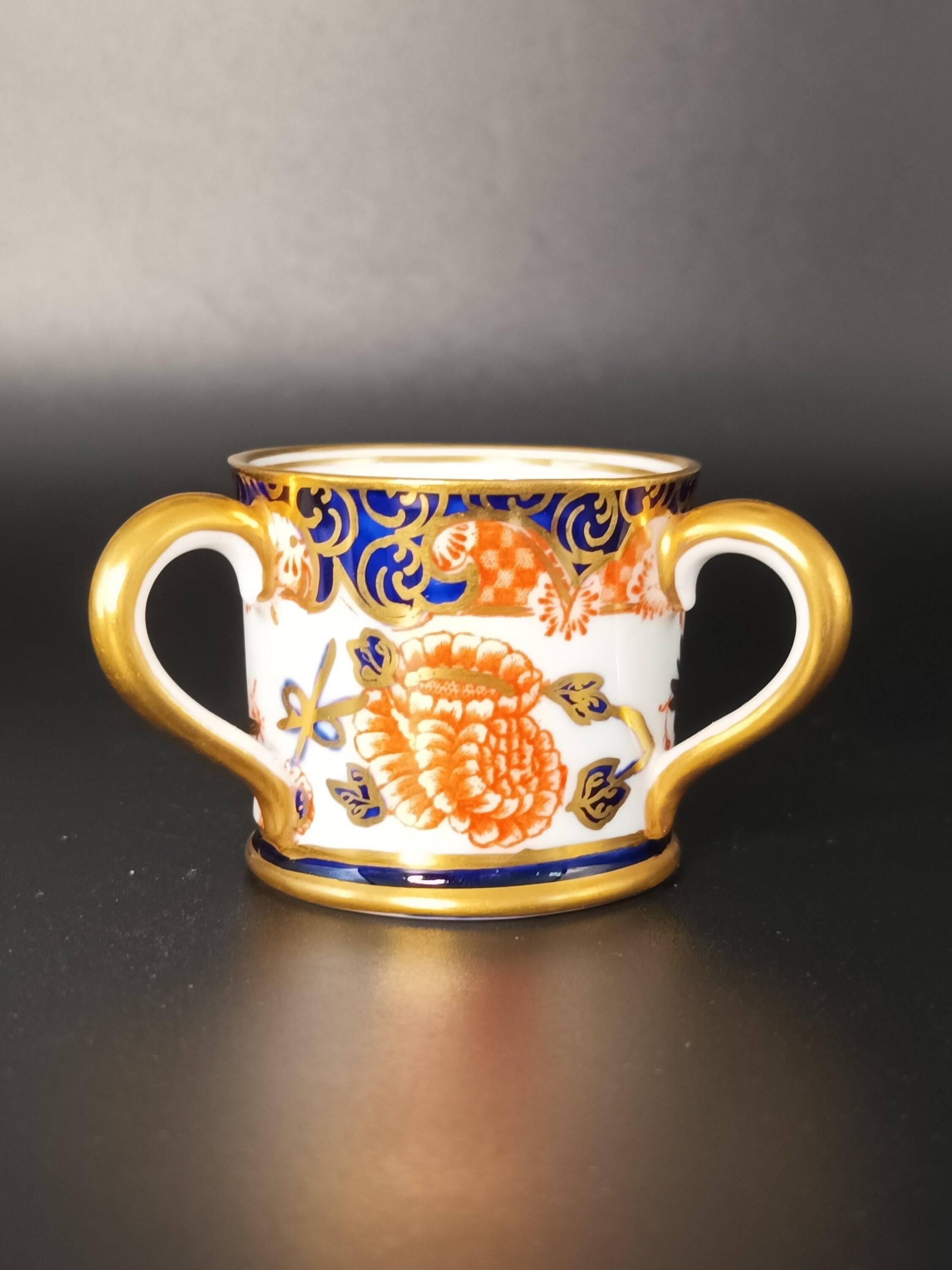 Beautiful Rare Victorian Royal Crown Derby Imari 3 Handle