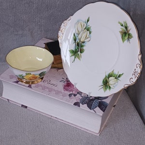 Superb Vintage Royal Standard China Wheatcroft Roses set .Large serving plate and sugar bowl and  in super condition C1950s