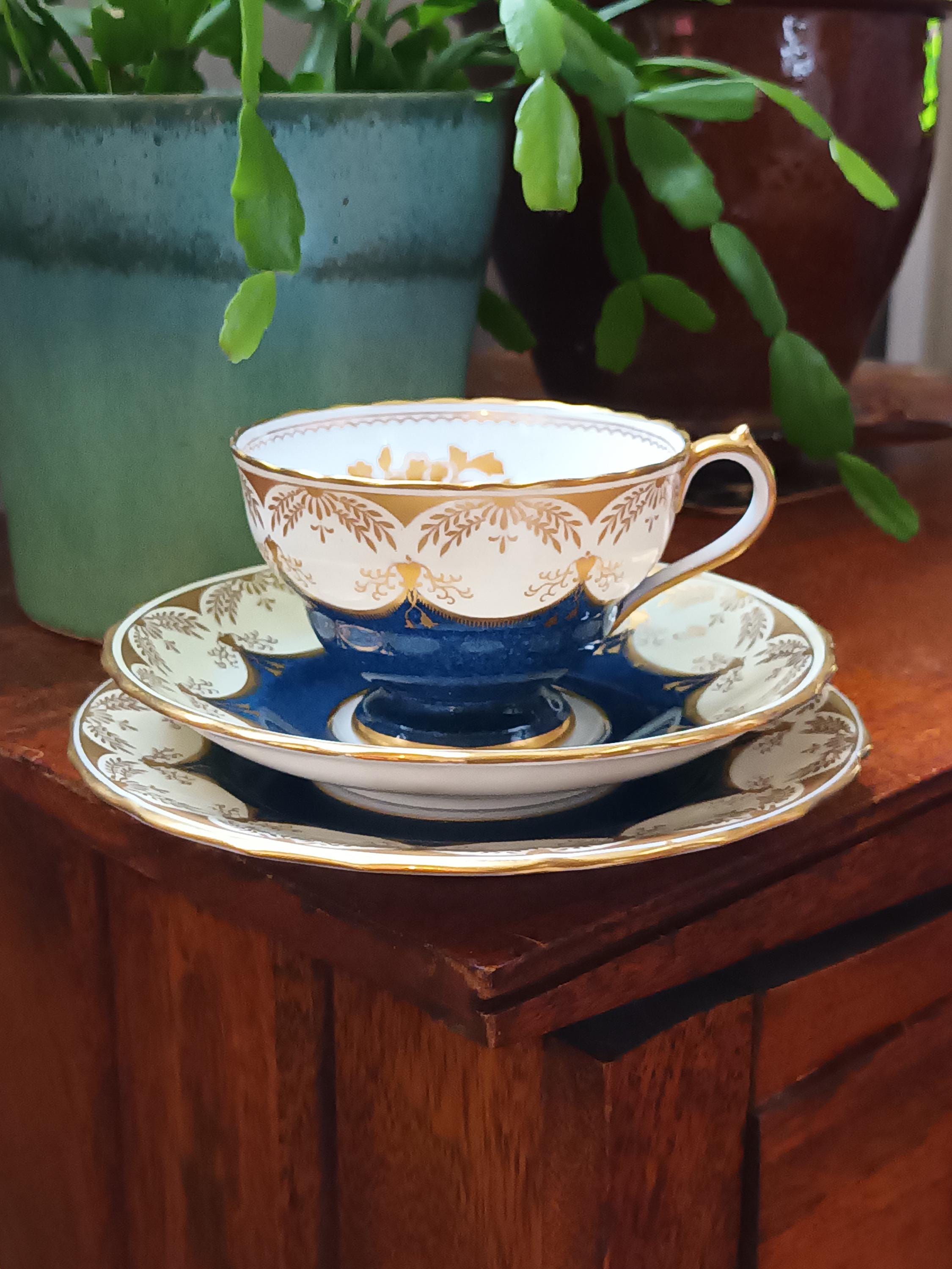 スポード(Spode) 大きめカップソーサーブルーイタリアン2客セット スポード(Spode) 大きめカップソーサーブルーイタリアン2客セット