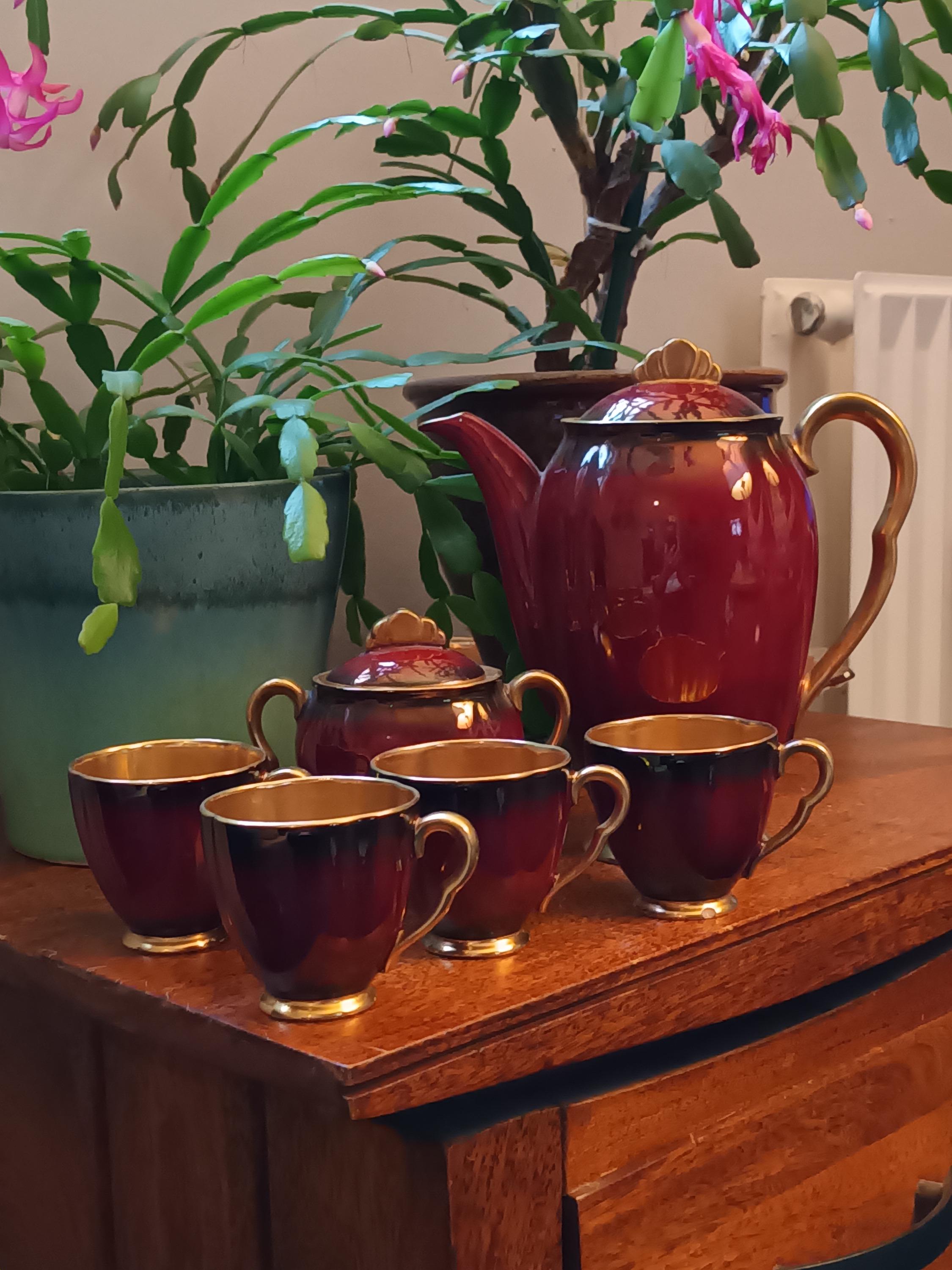 ◎イギリス名窯 CARLTON WARE 15ピースコーヒーセット