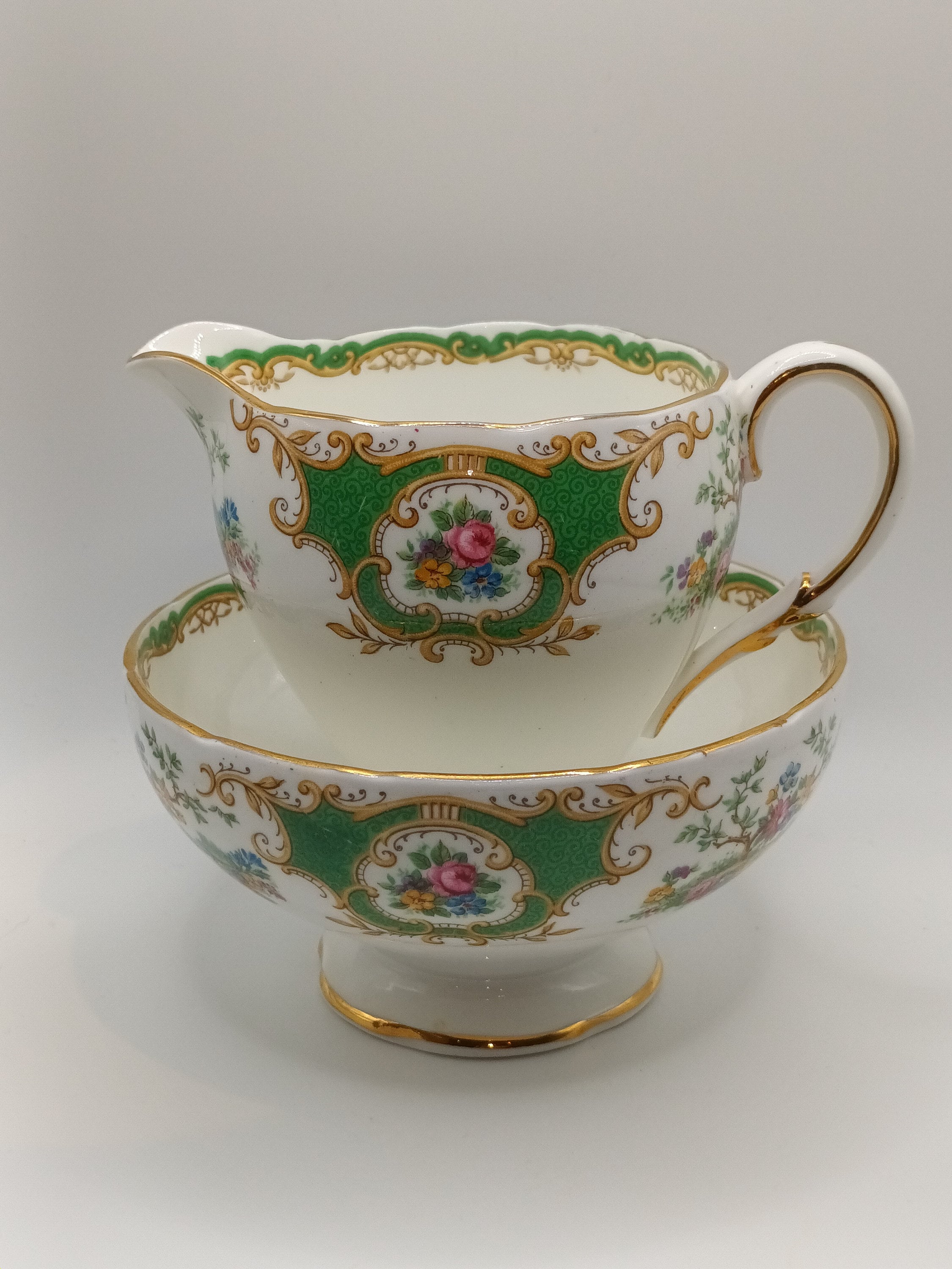 Superb Vintage EB Foley “broadway” Milk Jug and Sugar Bowl Bone China ...