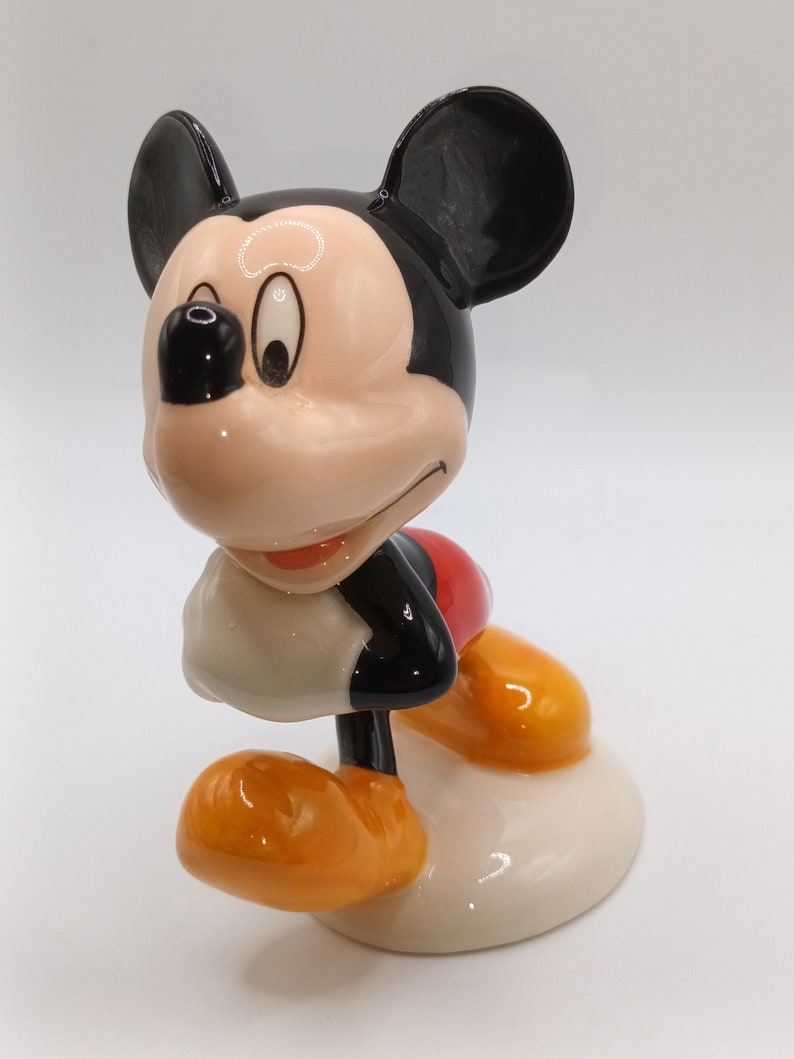 Beautiful rare Boxed Hard To Find Vintage Royal Doulton Mickey Mouse Disney's 70th Anniversary Edition Figurine in fabulous condition image 15