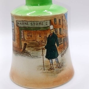 Antique Royal Doulton Dickensware Mr Micawber  tea caddy serial no  D2973 C1910s