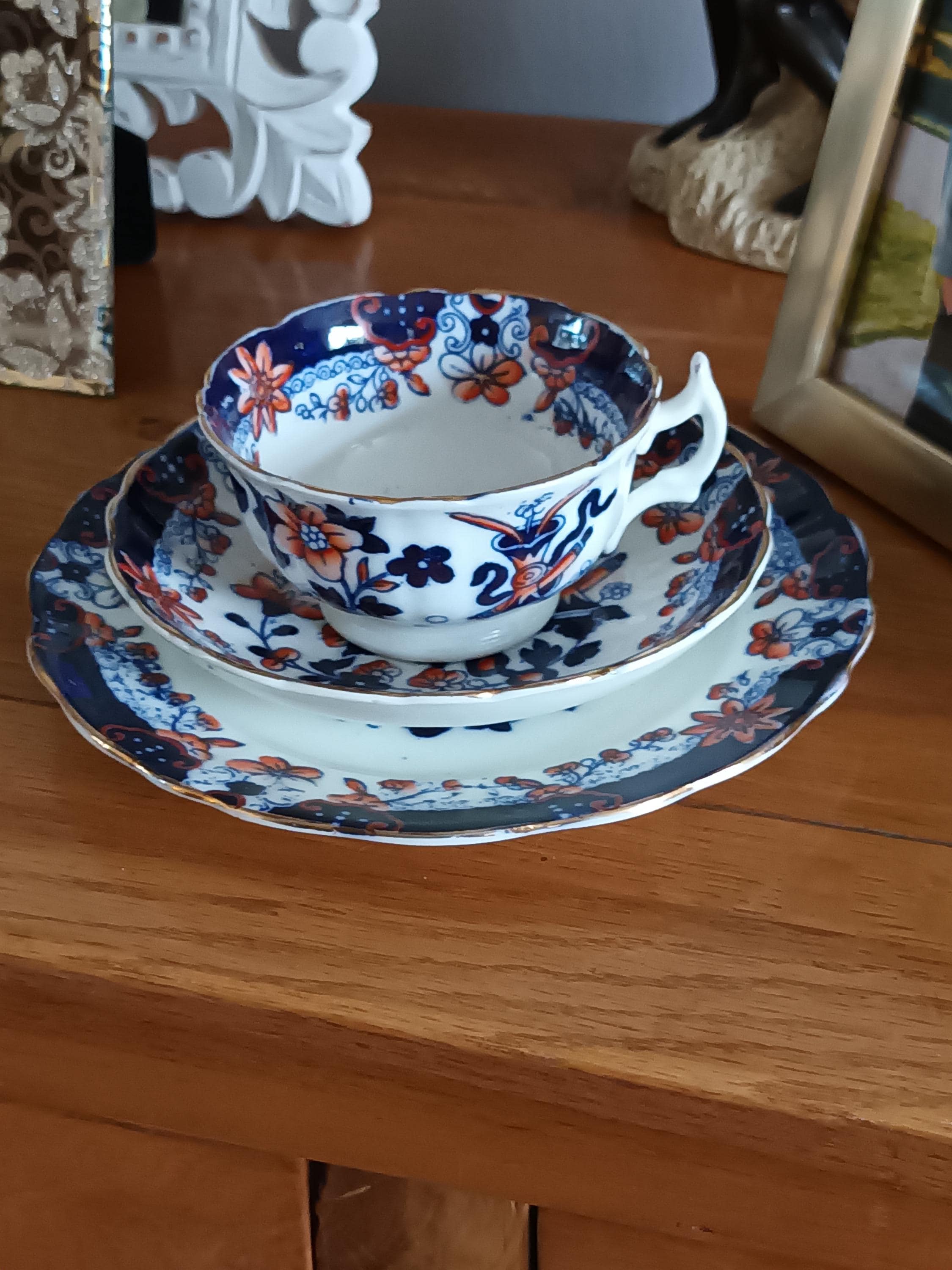 British vintage Broadhurst brown cup and saucer set/tea cup
