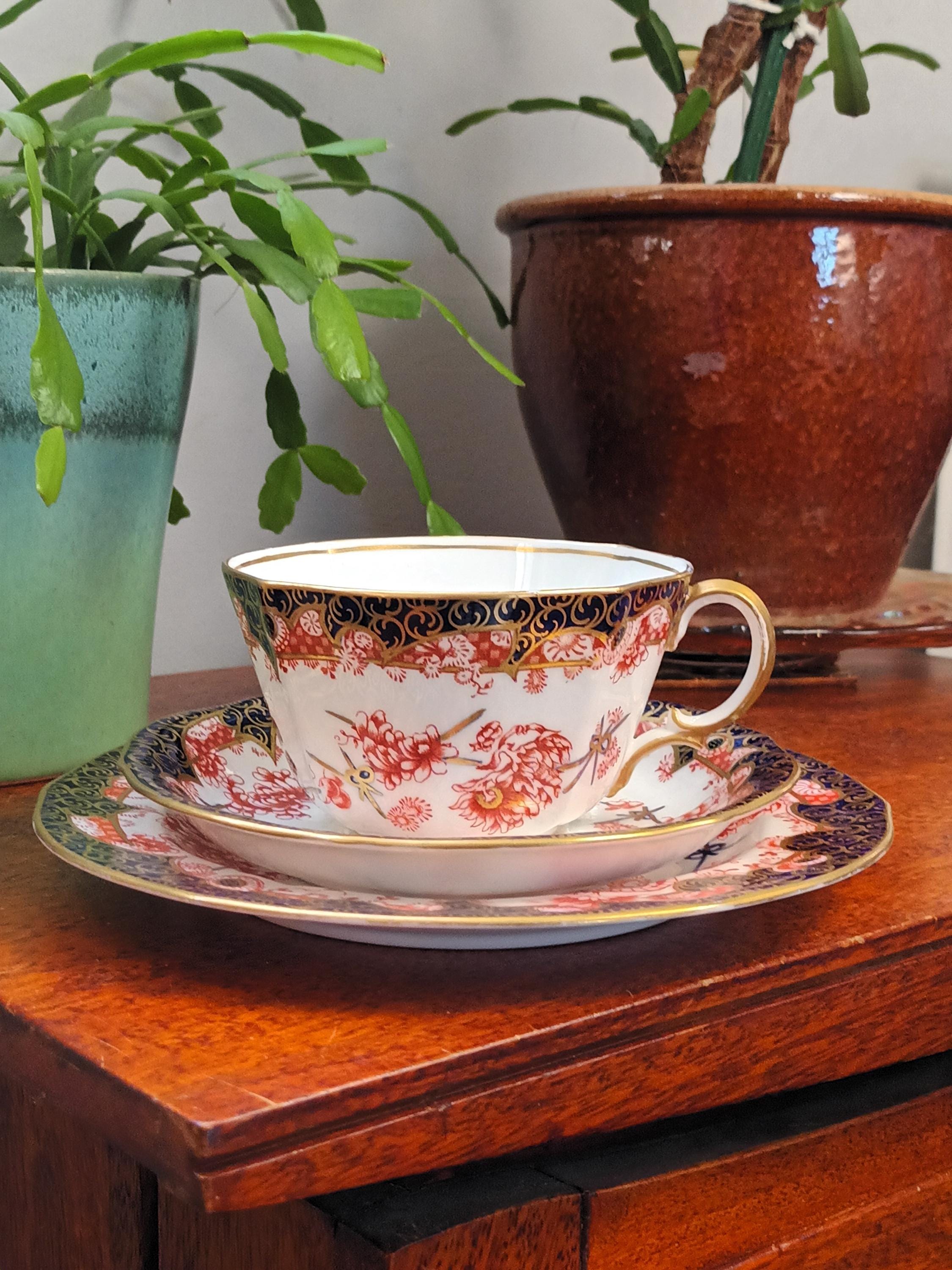 Fabulous Very Rare Antique Victorian Royal Crown Derby Fine Bone