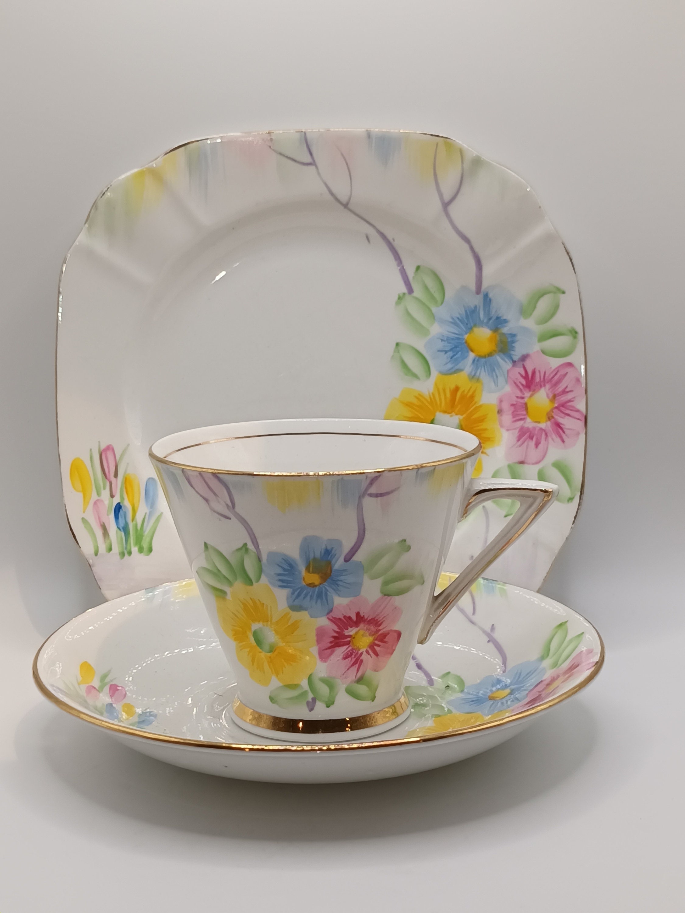   Bristol プレート2枚 Bristol china plate - Etsy 日本