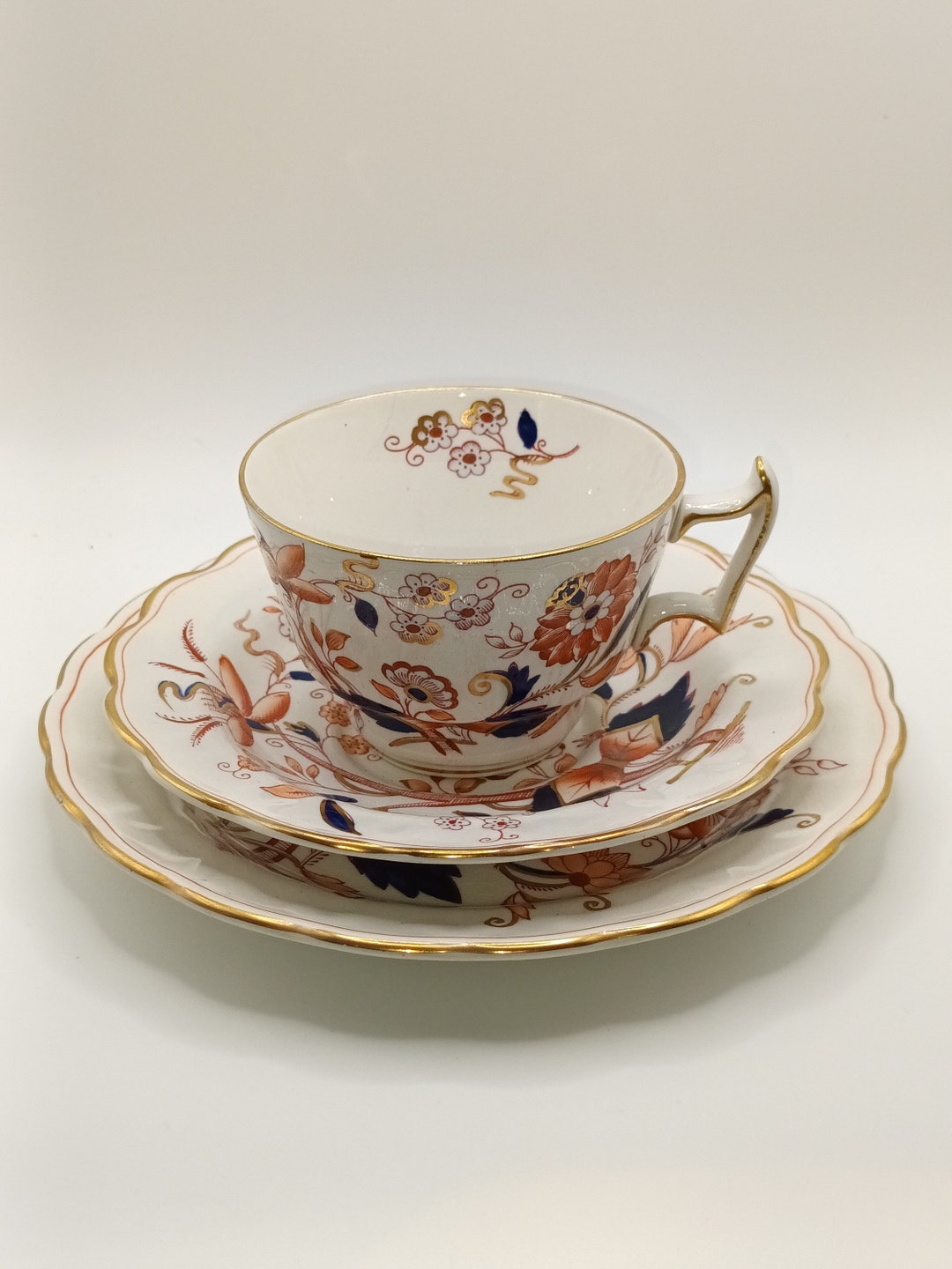 Beautiful Vintage Fresian Booths Trio Set Cup Saucer and Tea Plate ...