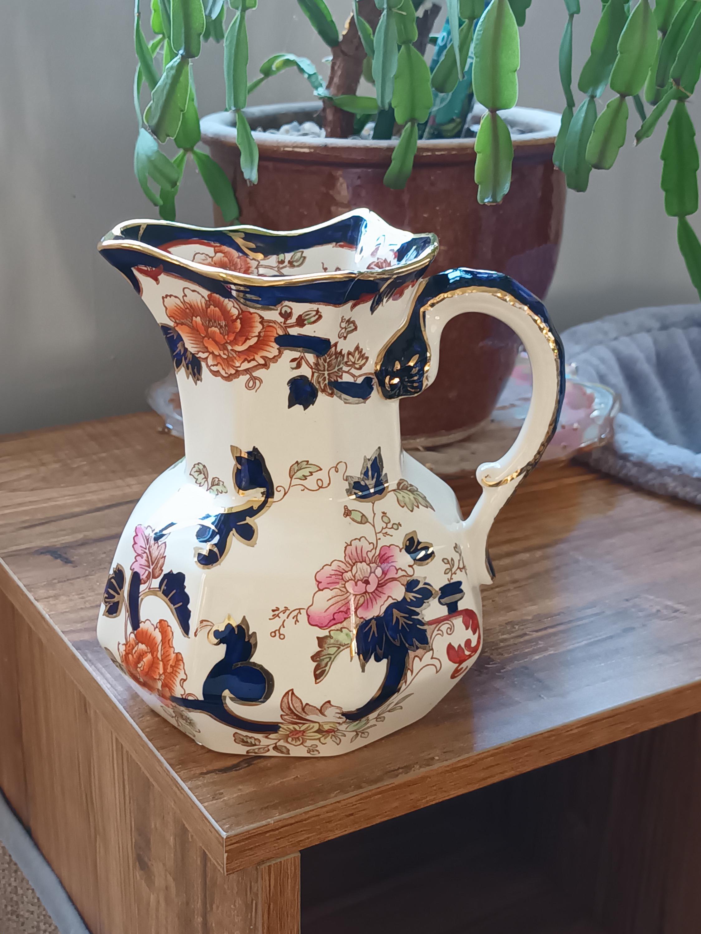 イギリス製　Mason's メイソンズ　フラワーベース 花瓶 金彩 花柄 Masons mandalay - Etsy 日本