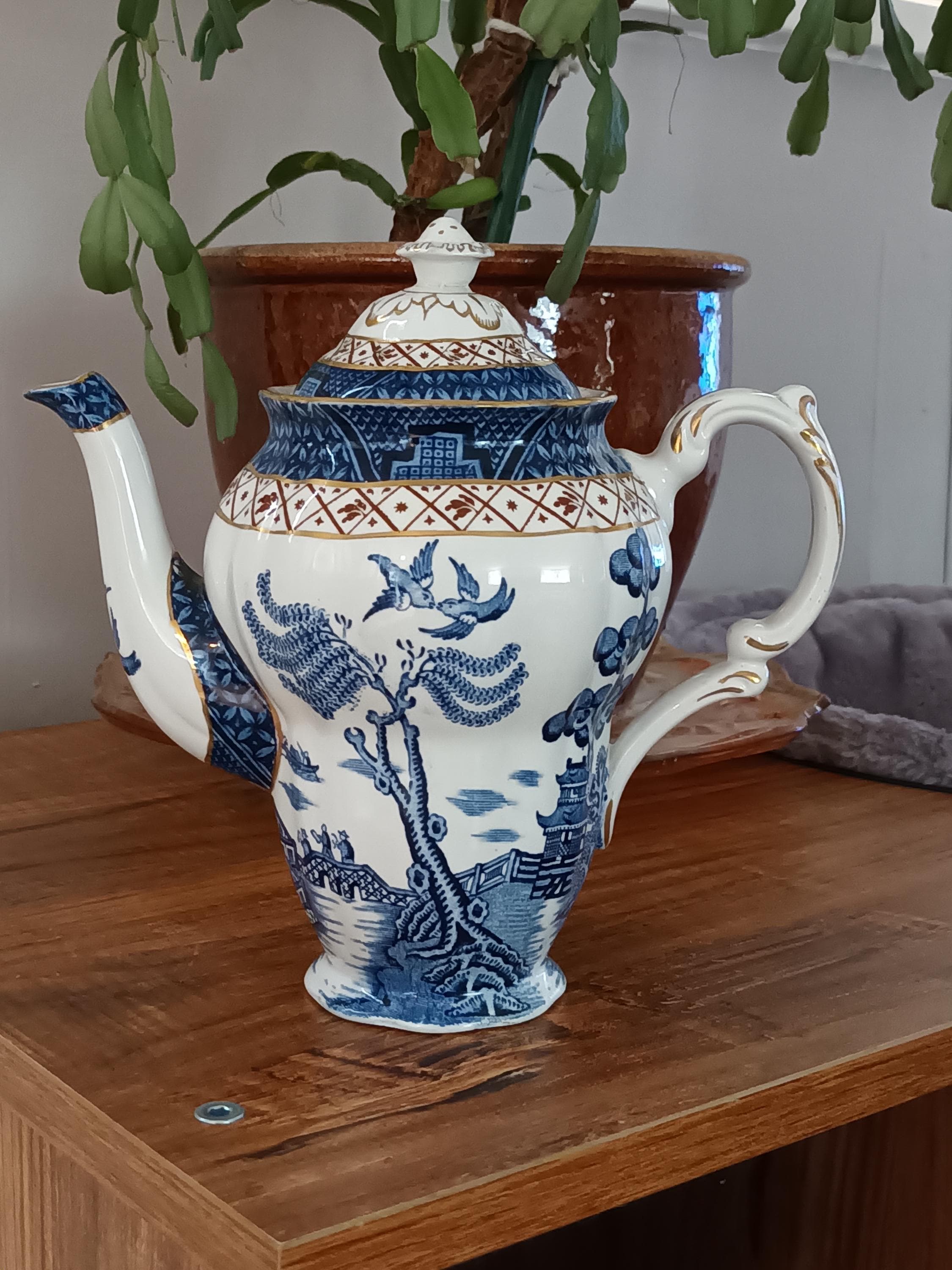 Booths old willow teapot - Etsy 日本