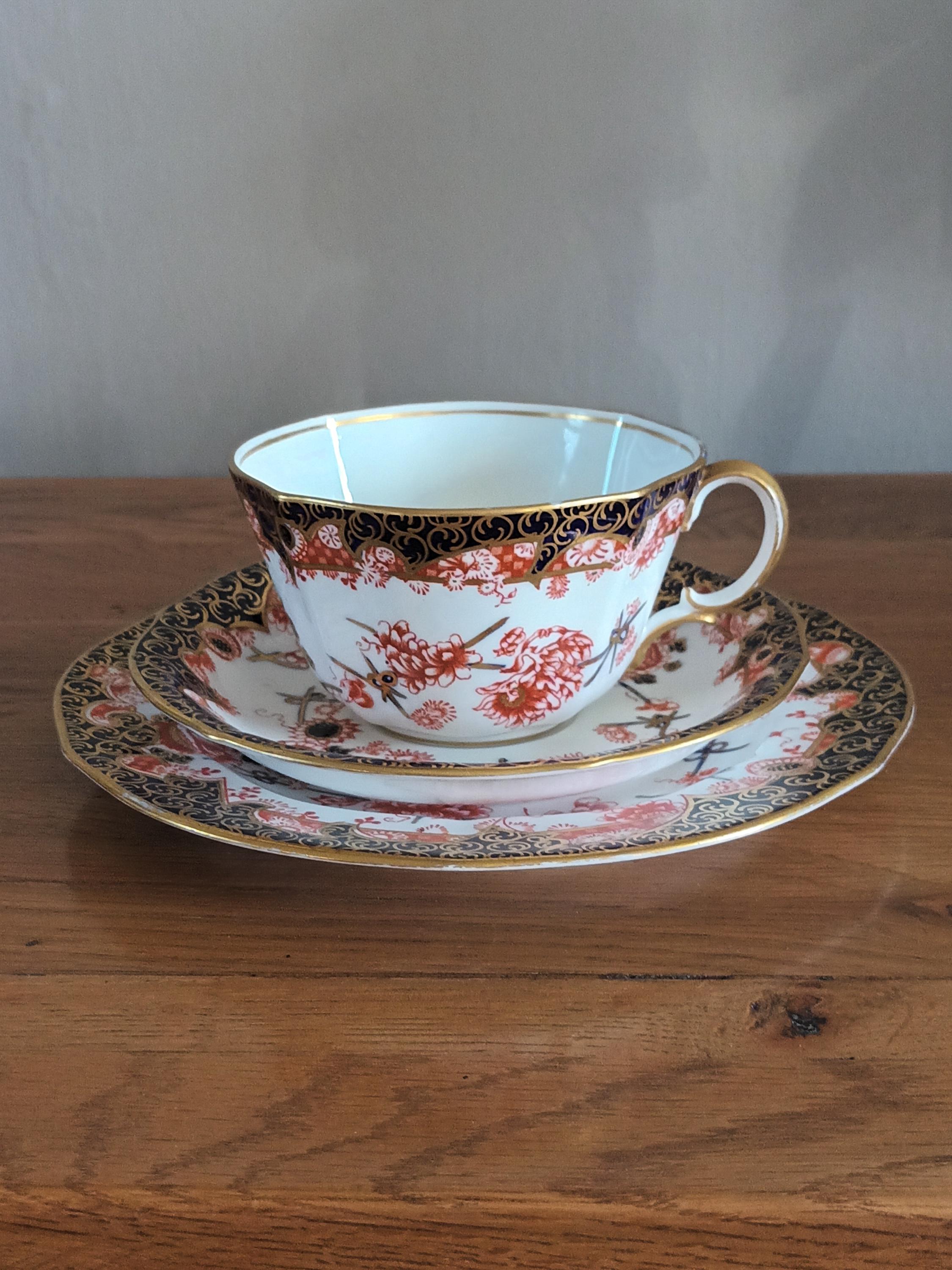 Fabulous Very Rare Antique Victorian Royal Crown Derby Fine Bone