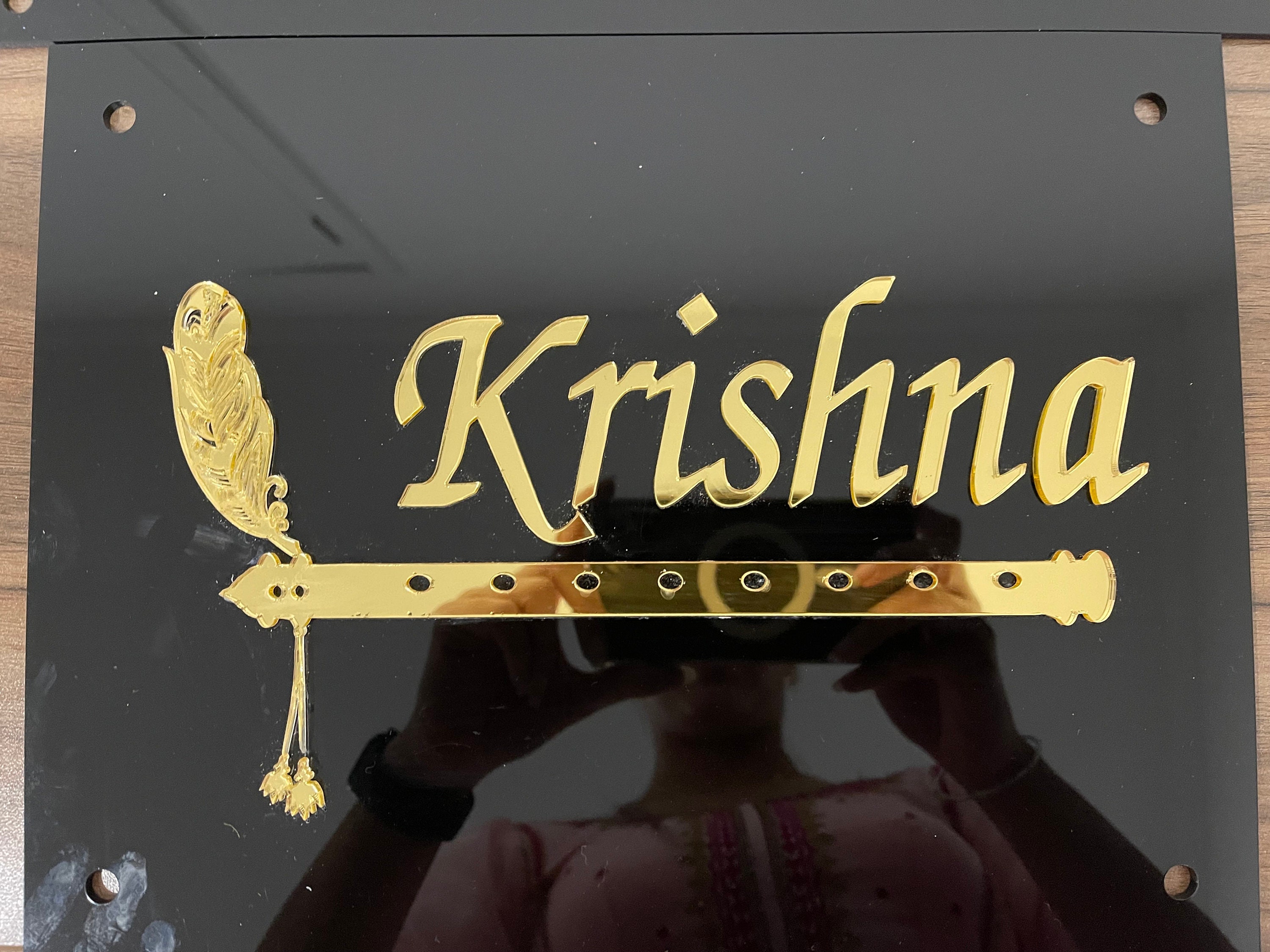 Customized Hindu House Name Plates Etsy