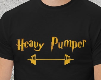 Heavy Pumper Cotton Gym Shirt, Bodybuilding Workout Tee