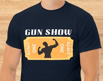 Gun Show Shirt, Gym shirt, Funny gym shirt, Workout shirt, Fitness Funny shirt, Bicep shirt, Big arms, Gym Lovers classic tee