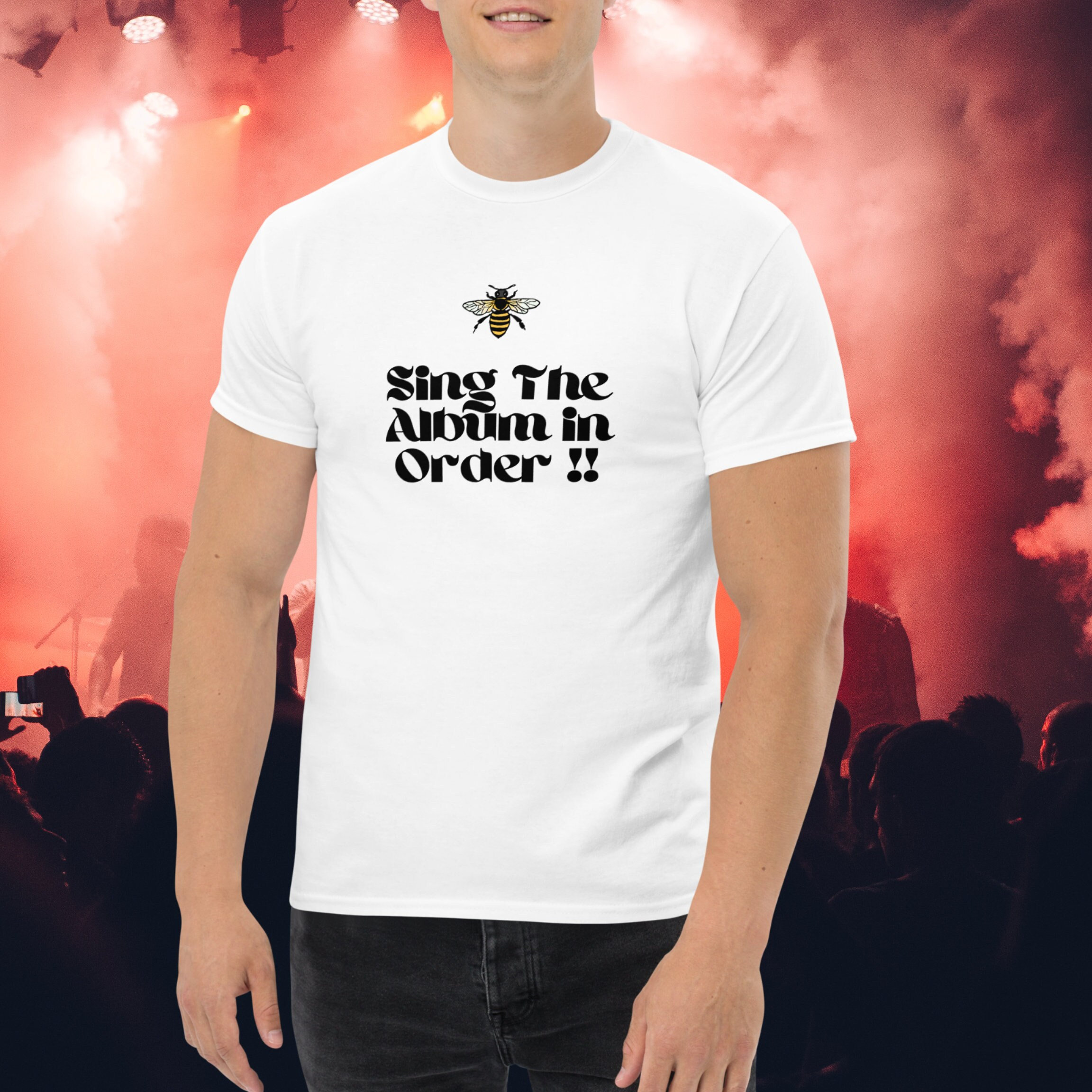 Discover Sing The Album in Order, Concert Shirt, World Tour Shirt, Bee Shirt