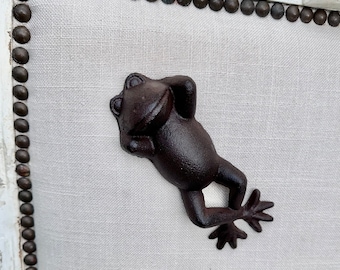 Relaxing Cast Iron Frog