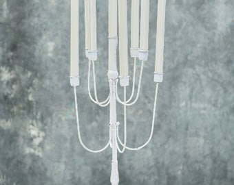 10 Arms Vintage Rustic Candelabra