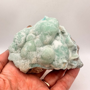 Blue Aragonite Cloud - BIG Dreamy Botryoidal Blue Aragonite Specimen