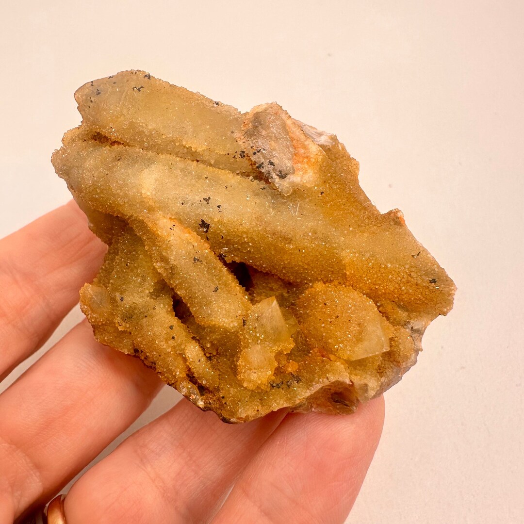 Sparkly Solar Spirit Quartz Limonite Spirit Quartz, Cactus Quartz, Pineapple Quartz, Artichoke