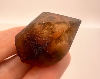 Smoky Quartz Point: Natural Himalayan Crystal Specimen, Hashupi Mine