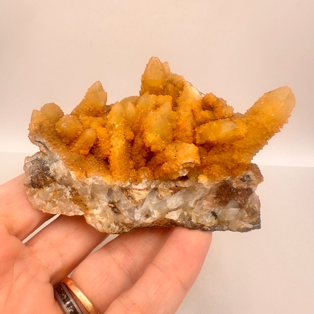 Large Solar Spirit Quartz Limonite Spirit Quartz, Cactus Quartz, Pineapple Quartz, Artichoke