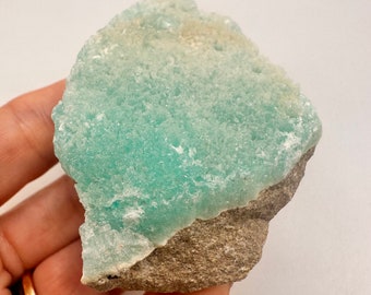 Dreamy Blue Aragonite - Great Crystal Mineral Specimen, Raw Display Piece