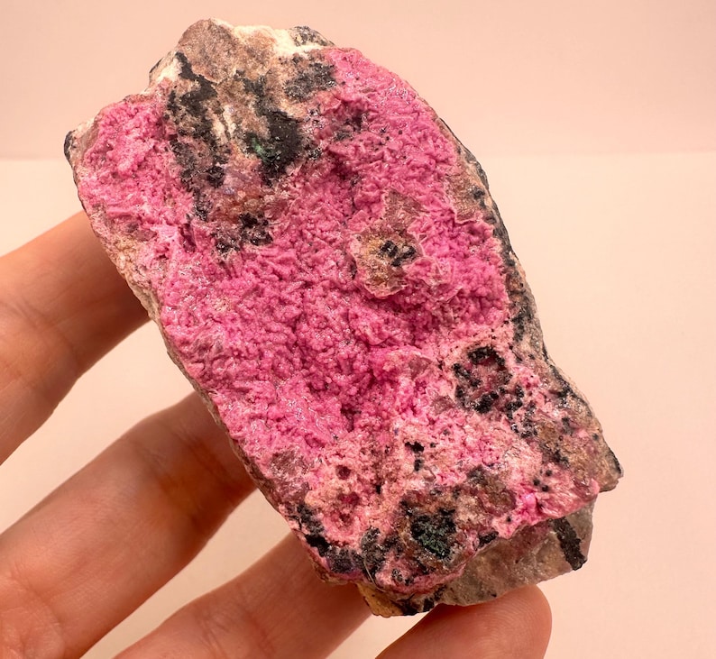 Pink Calcite Rough Pink Cobalto Calcite Specimen: Congo Raw Rough Mineral - Etsy