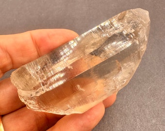Hashupi Quartz Point - Very Clear &quot;Himalayan&quot; Quartz  Crystal, Mineral Specimen | Hashupi Mine, Pakistan