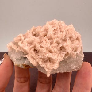Pearly Pink Dolomite with Sparkle Quartz from Hunan, China - Gorgeous Mineral Specimen Similar to Calcite