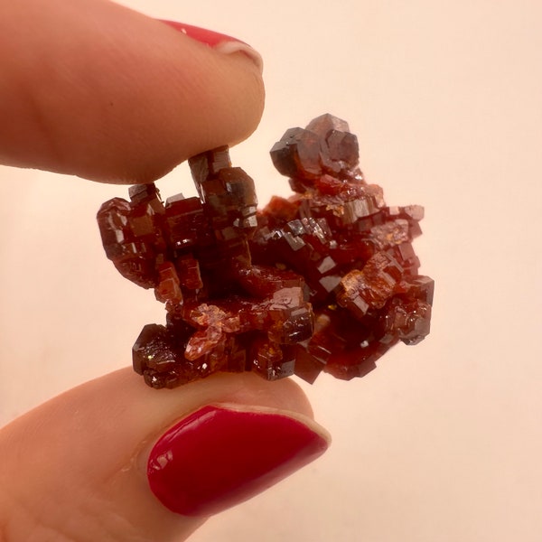 Amazing Vanadinite - High Quality Hexagonal Prisms - Nice Formation of Thick Crystals