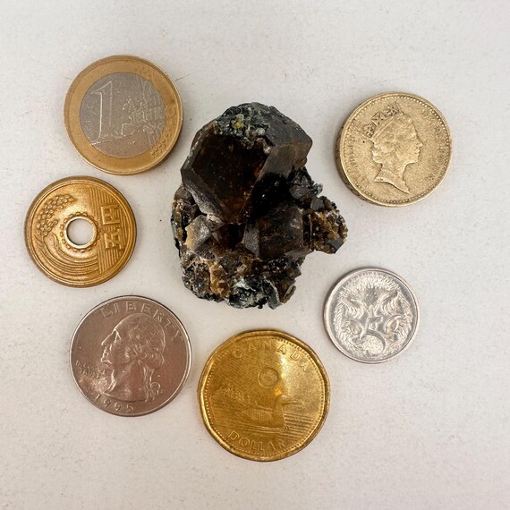 Lot De Grenats Andradite D'Afghanistan – 17 G, 2 Minéraux Bruts Naturels