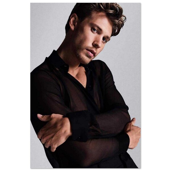 Austin Butler YSL Photoshoot Affiche en papier mat premium