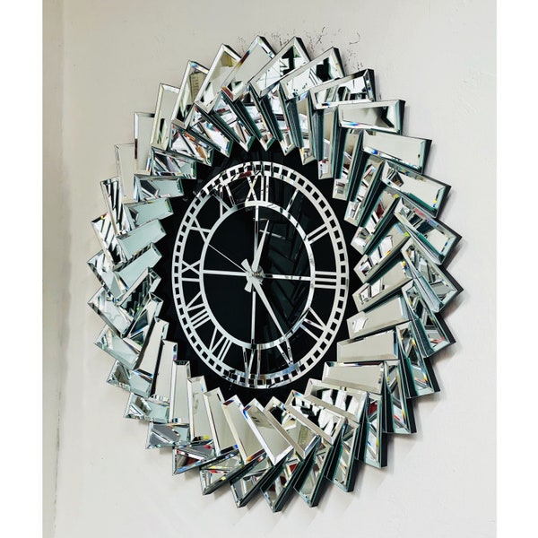 Large Number Clock Etsy