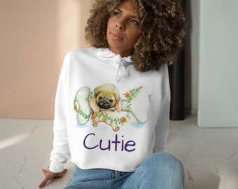 Cutie Ultra Soft Crop Hoodie