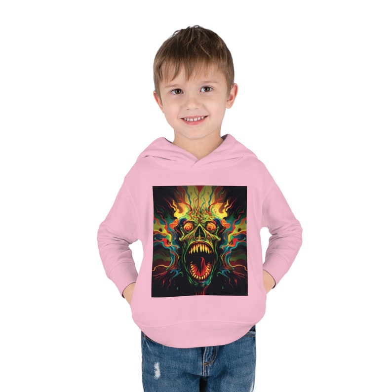 Psychedelic Alien Toddler Fleece Hoodie - Etsy