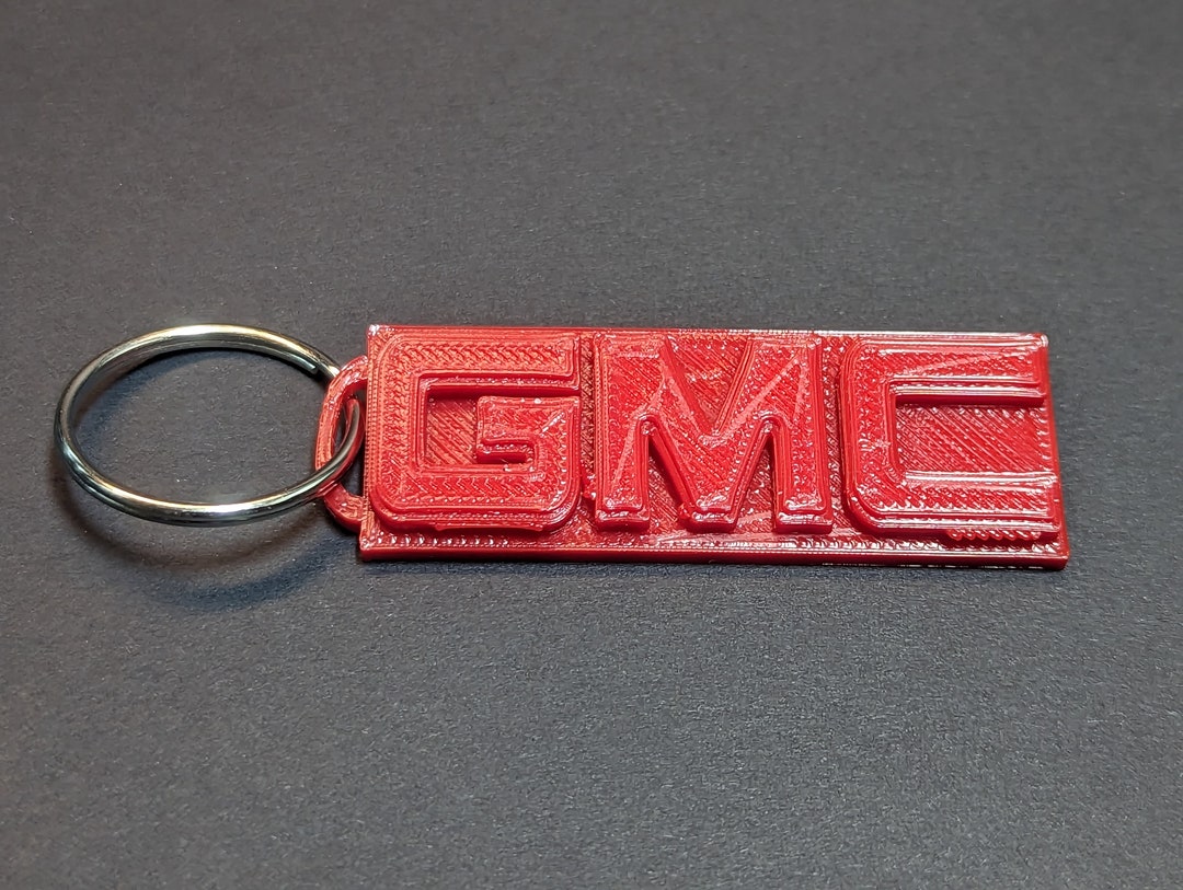 GMC Logo 3d Printed Keychain Etsy