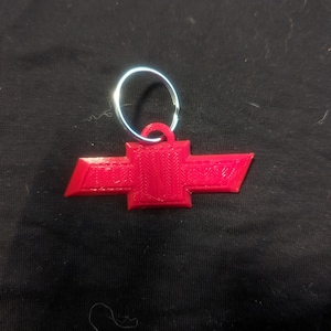Outset Chevy Emblem Keychain 3d print