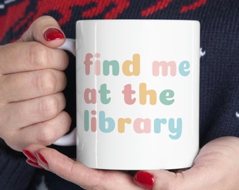 Reading Mug, Librarian Gift, Librarian, Teacher Mug, Gifts for Teacher, Reading gift, Book lover, Book Lover Gift, Reading Gift, Teacher